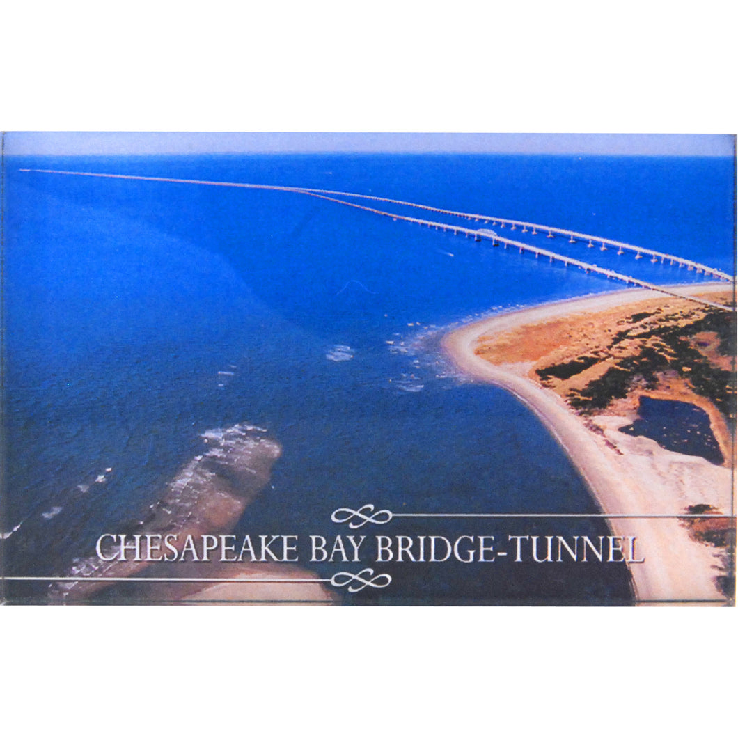Magnet Thick Lucite Chesapeake Bay Bridge Tunnel
