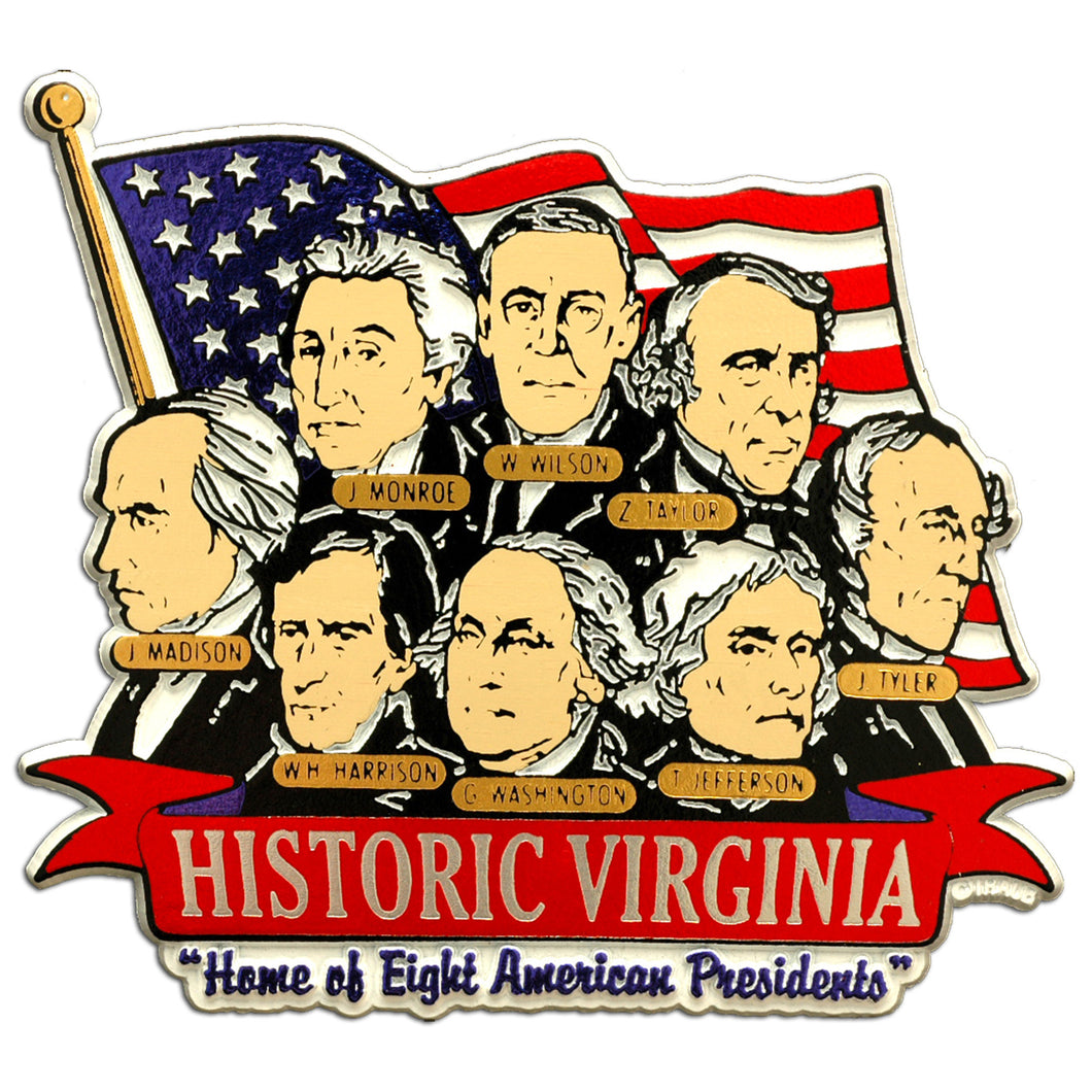 Magnet Jumbo Virginia Presidents