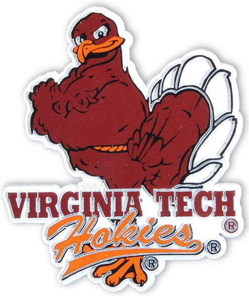 Magnet Large Rubber VA Tech Hokies BULK