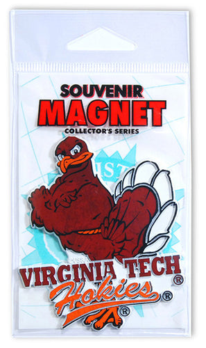 Magnet Large Rubber VA Tech Hokies BAGGED