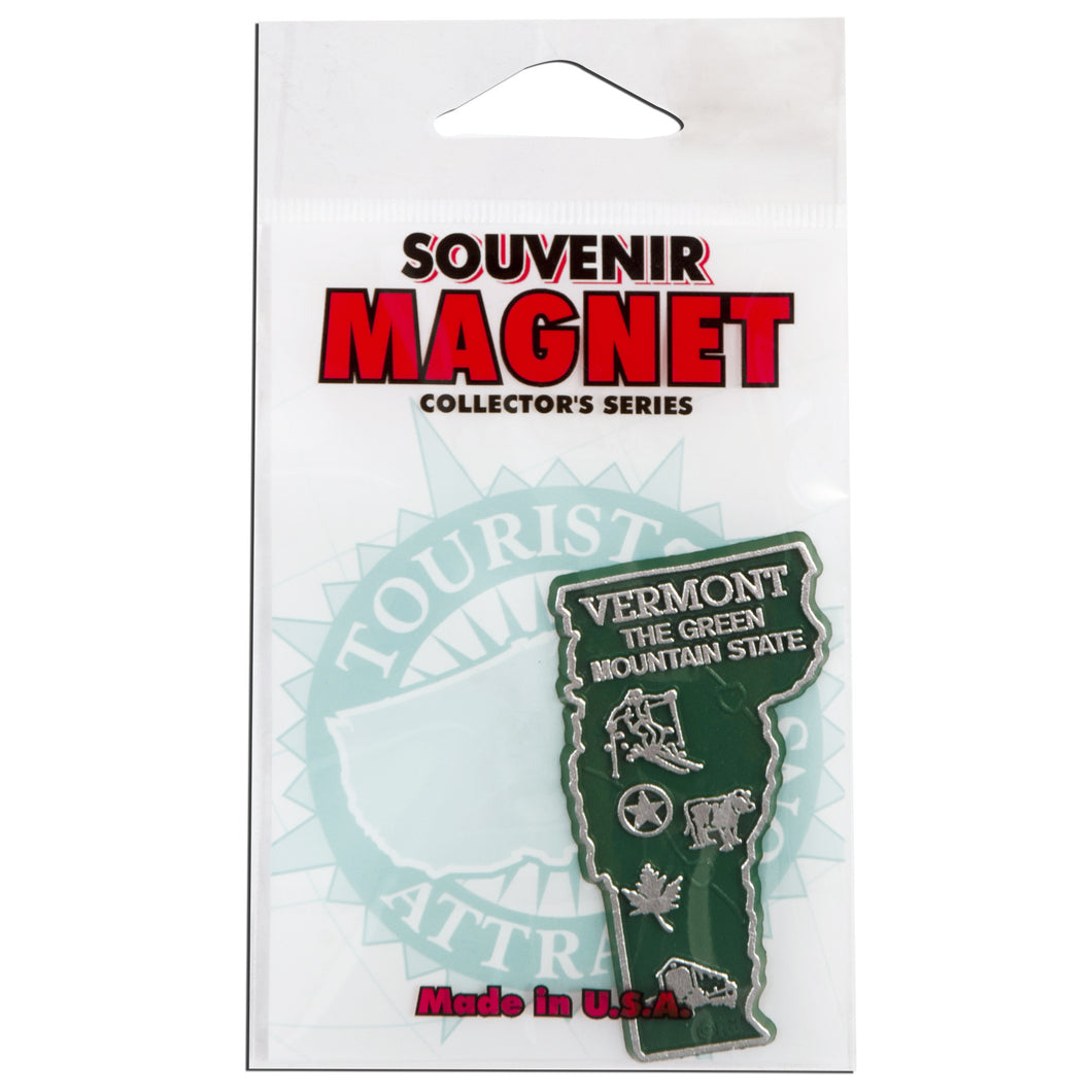 Magnet- Small Rubber Polybag Vermont