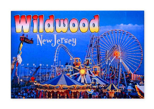 Magnet Thick Lucite Wildwood Rides