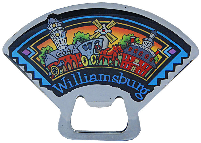 Magnet Bottle Opener Williamsburg Panorama