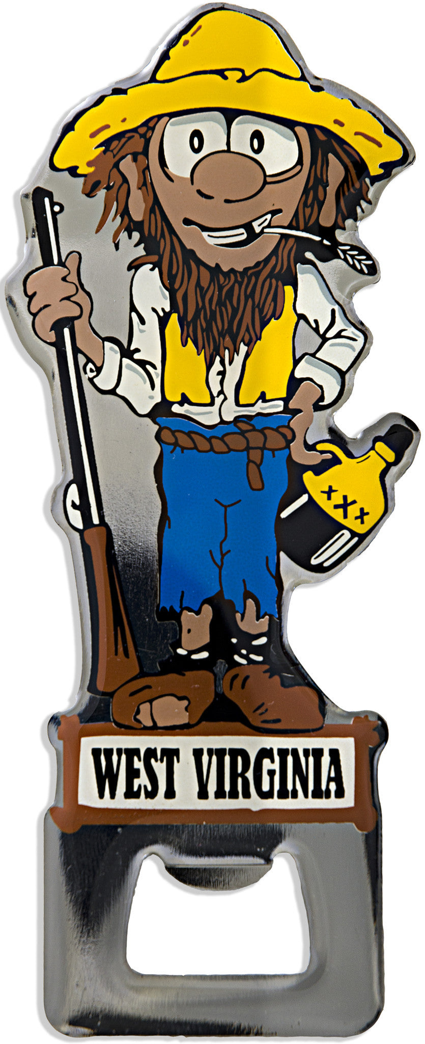 Magnet Bottle Opener West Virginia Hillbilly