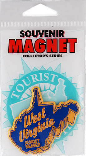 Magnet Small Rubber Polybag WV Almost Heaven