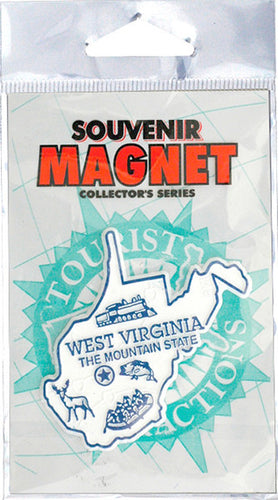 Magnet Small Rubber Polybag West Virginia