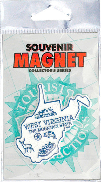 Magnet Small Rubber Polybag West Virginia