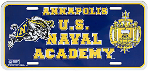 Auto Tag Plastic US Naval Academy