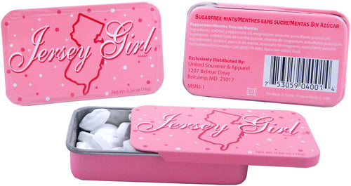 Mints in Pink Tin Jersey Girl