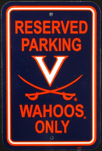 Parking Sign University of Virginia