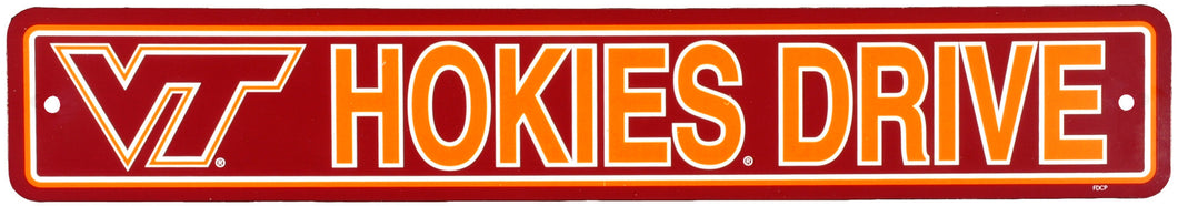 Street Sign Virginia Tech Hokies