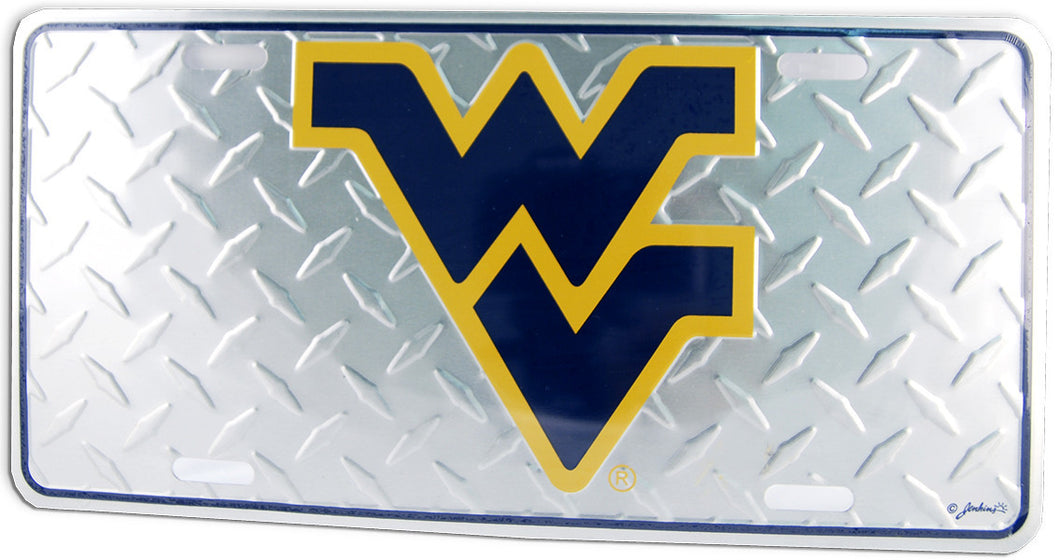 Car Tag Diamond West Virginia University