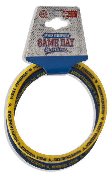 Gel Bracelet 2-pack West Virginia University