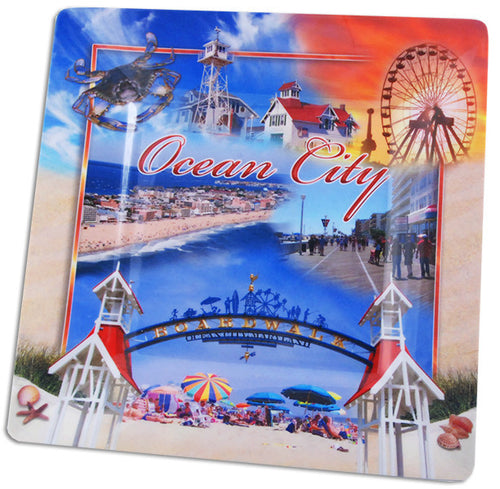 Melamine Snack Tray Square Ocean City MD