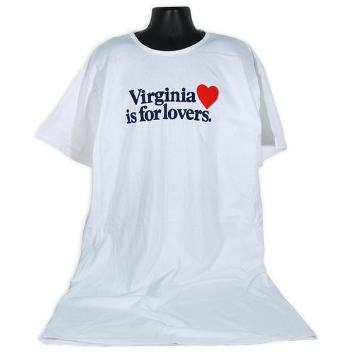 Night Shirt Virginia is for Lovers White