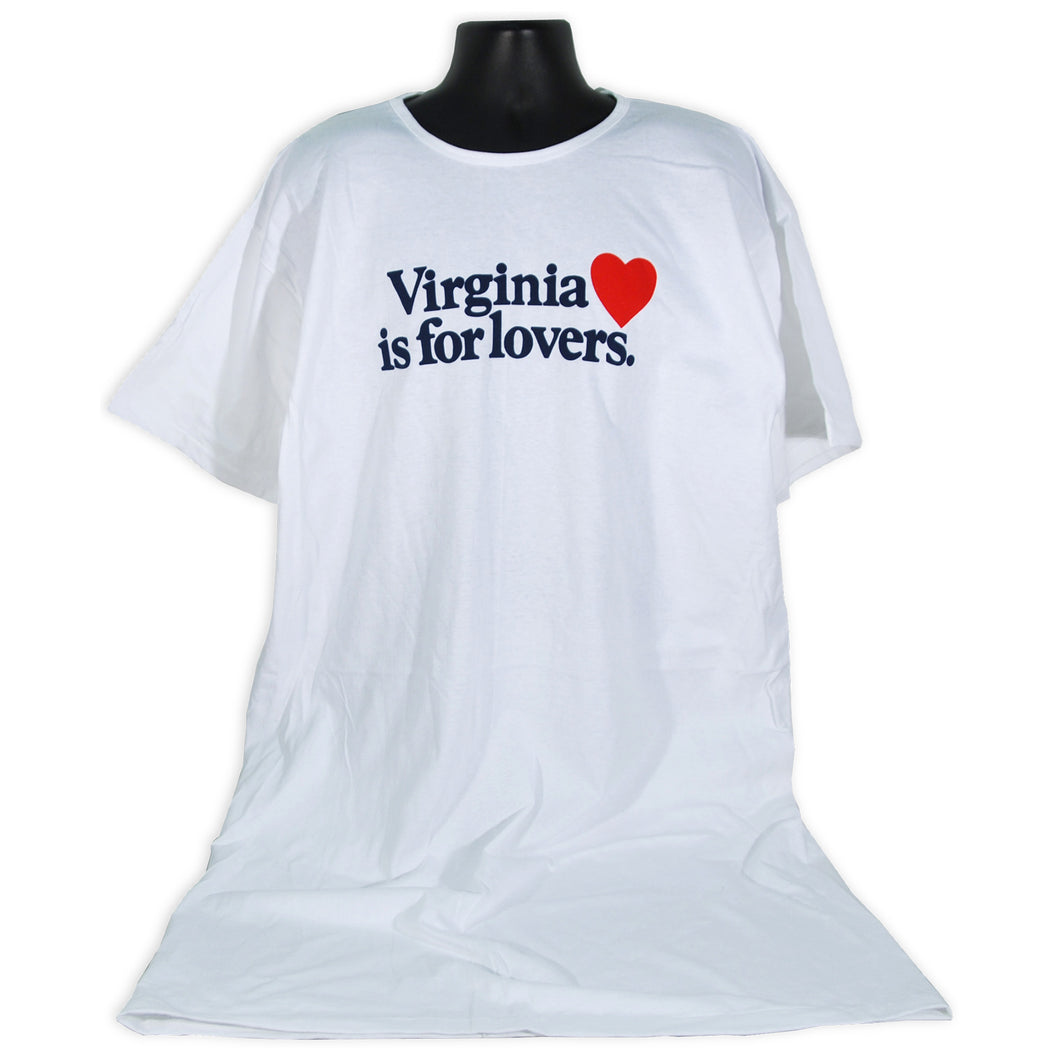Night Shirt Virginia is for Lovers White