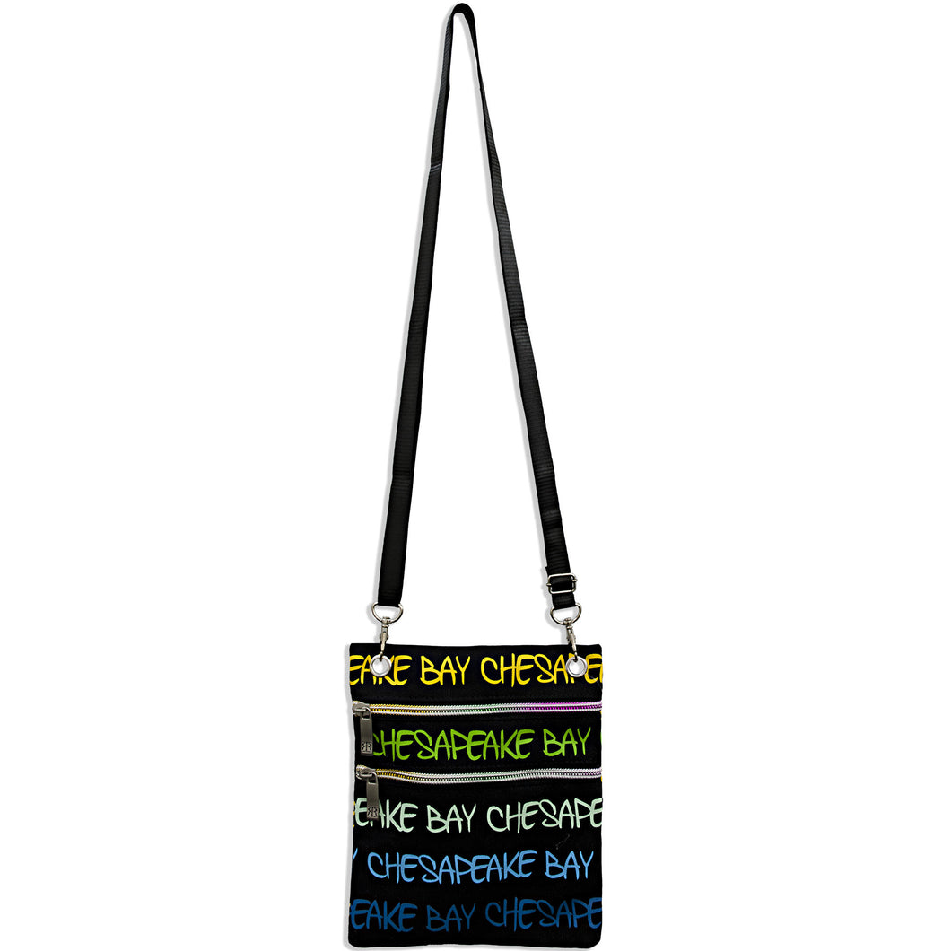 Robin Ruth Neck Wallet - Chesapeake Bay Rain