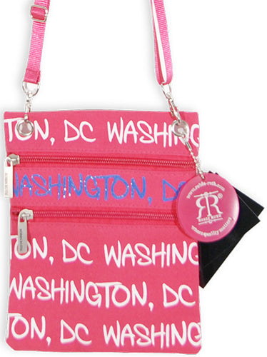 Robin Ruth Neck Wallet - Washington DC Fush/White/Blue 