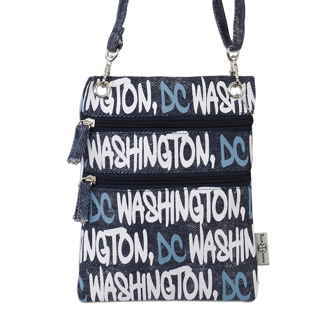NWDC24 Neck Wallet - Washington DC DENIM