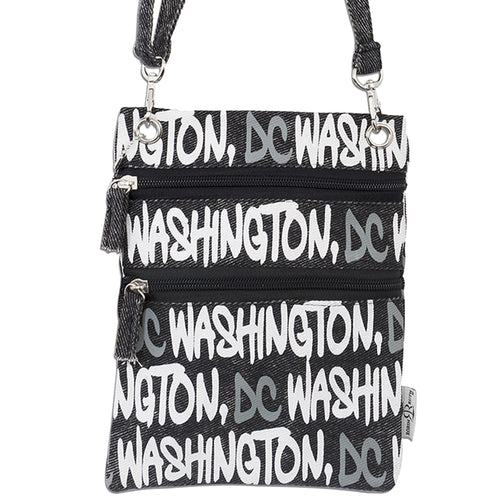 NWDC25 Neck Wallet - Washington DC CHARCOAL