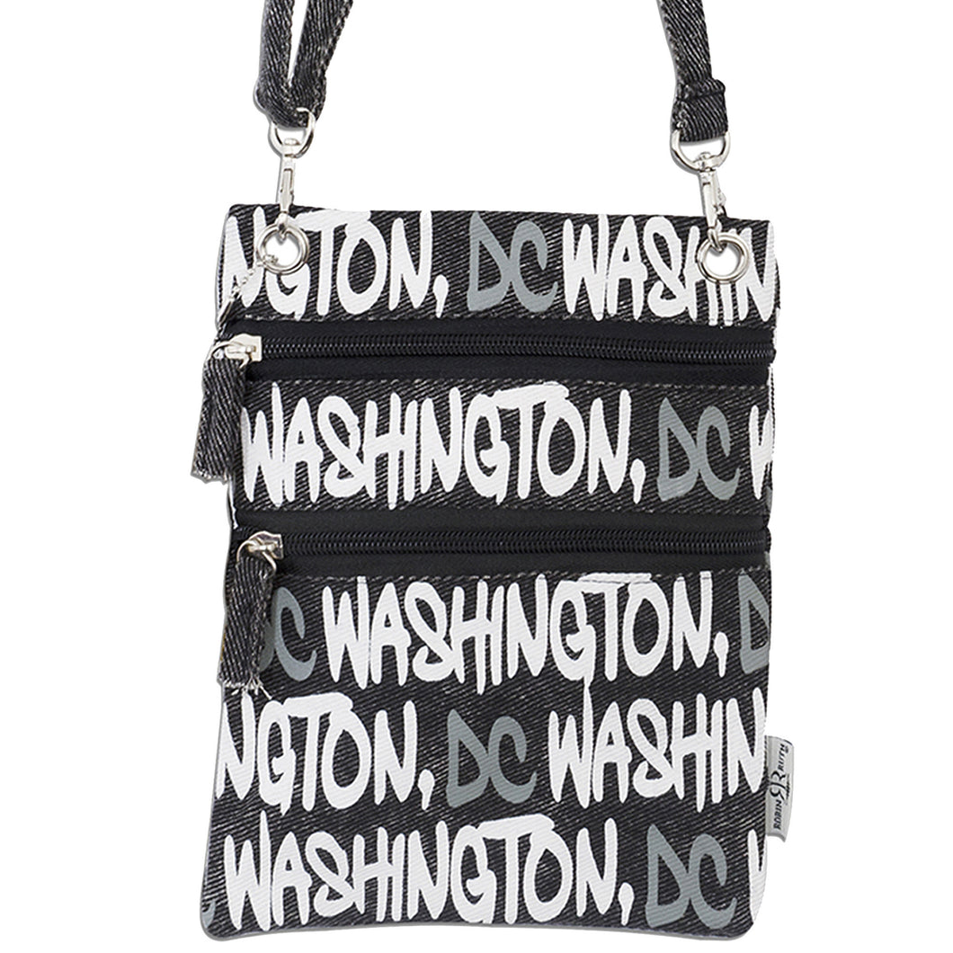 NWDC25 Neck Wallet - Washington DC CHARCOAL