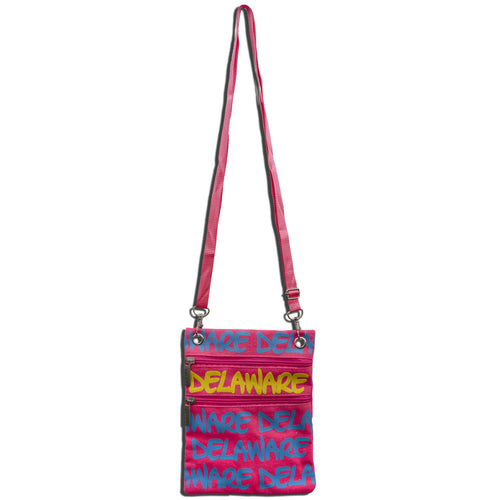 Robin Ruth Neck Wallet - Delaware Neon Pink