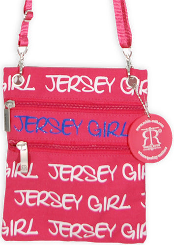 Robin Ruth Neck Wallet - Jersey Girl Fuschia/White/Blue