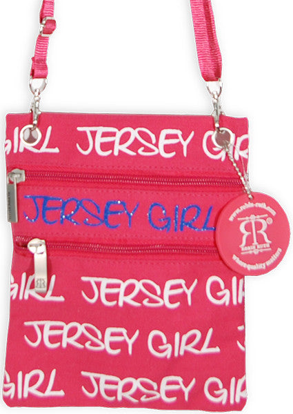 Robin Ruth Neck Wallet - Jersey Girl Fuschia/White/Blue