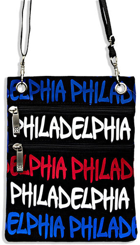 Robin Ruth Neck Wallet - Philadelphia Black/Patriotic 