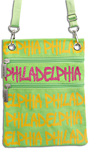 Robin Ruth Neck Wallet - Philadelphia Neon Green 