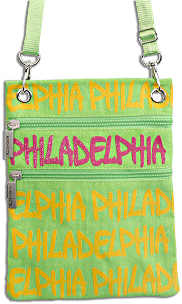 Robin Ruth Neck Wallet - Philadelphia Neon Green 