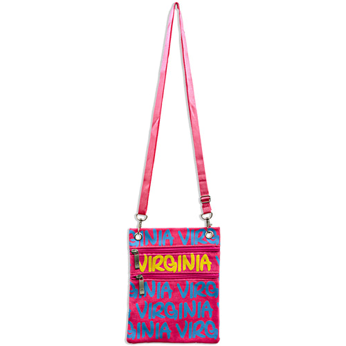 Robin Ruth Neck Wallet - Virginia Neon Pink