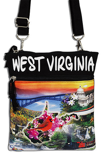 Robin Ruth Neck Wallet - West Virginia Photo Montage HD