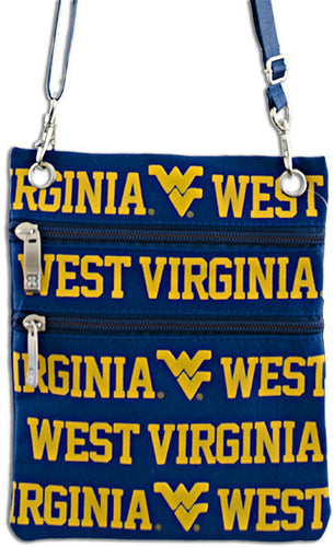 Robin Ruth Neck Wallet - NAVY - West Virginia University