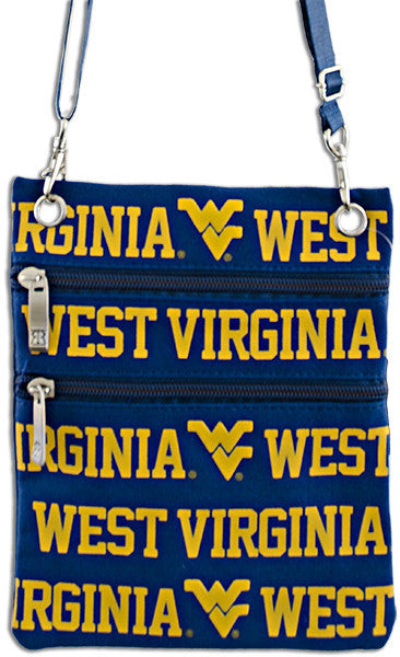 Robin Ruth Neck Wallet - NAVY - West Virginia University