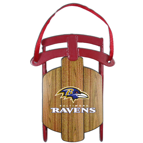 Ornament Sled Baltimore Ravens