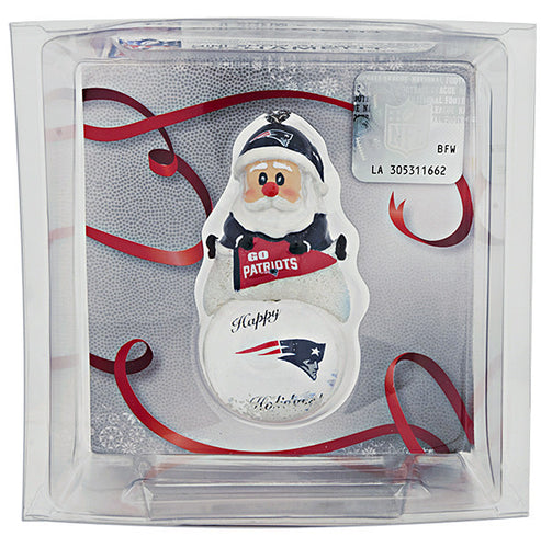 Ornament Snow Dome New England Patriots