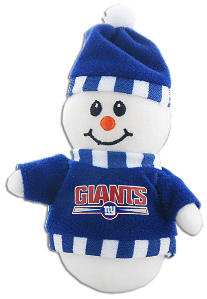 Ornament Plush Snowman NY Giants