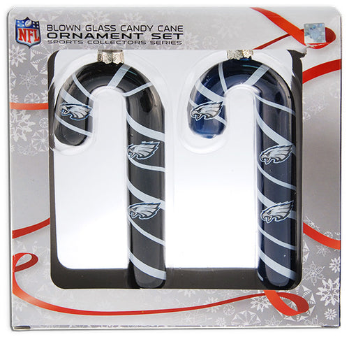 Ornaments 2-pack Candy Canes Phil Eagles