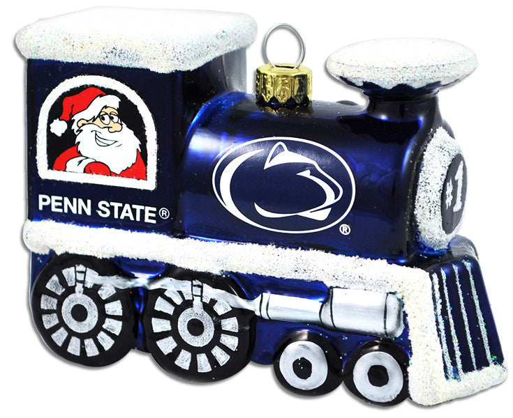 Ornament Glass Train Penn State University