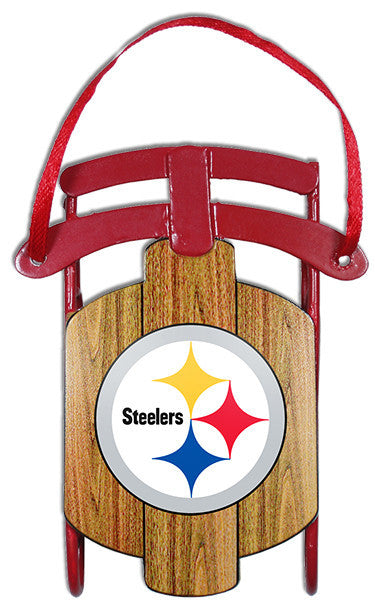 Ornament Sled Pittsburgh Steelers