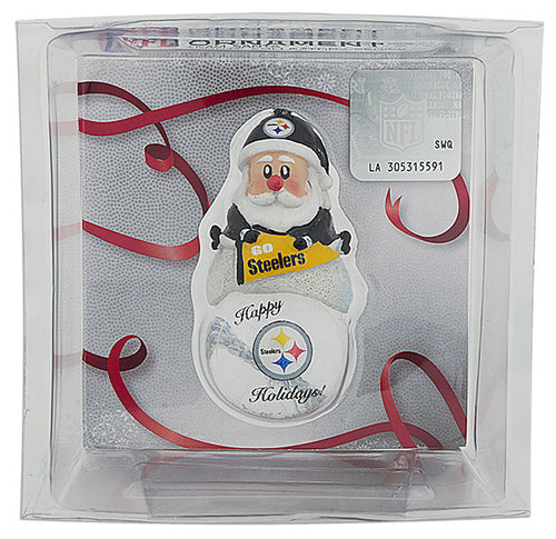 Ornament Snow Dome Pittsburgh Steelers