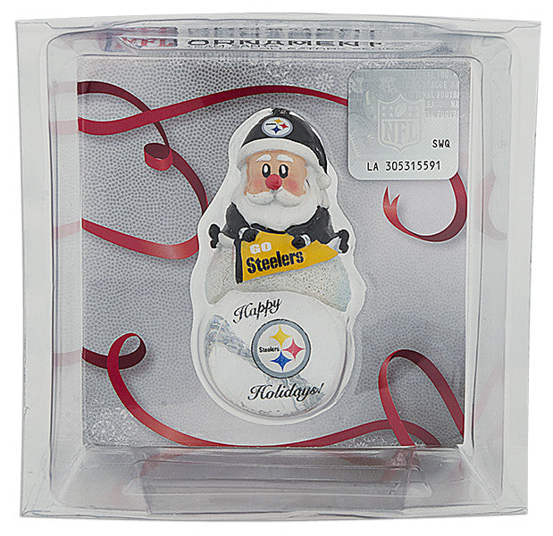Ornament Snow Dome Pittsburgh Steelers