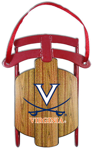 Ornament Sled University of Virginia