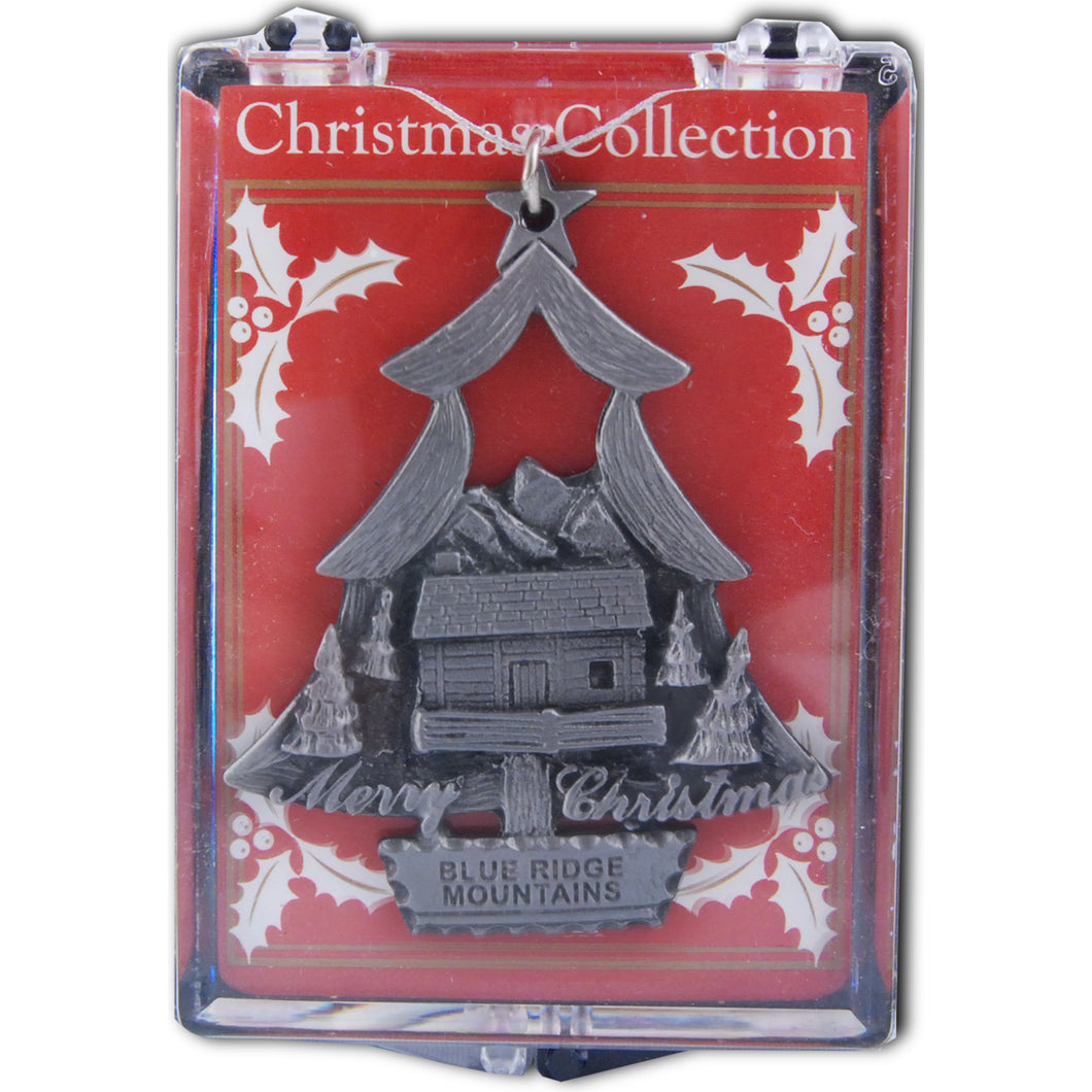 Ornament Pewter Blue Ridge Mountains