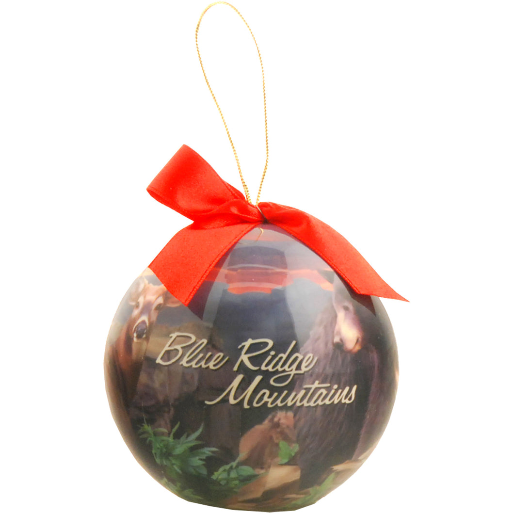 Ornament Decoupage Blue Ridge Mountains