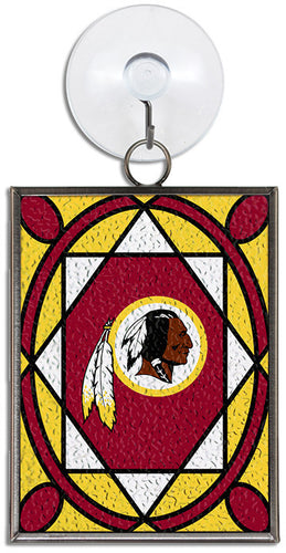 Ornament Stained Glass Washington Redskins