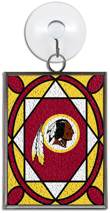 Ornament Stained Glass Washington Redskins