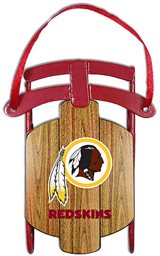 Ornament Sled Washington Redskins