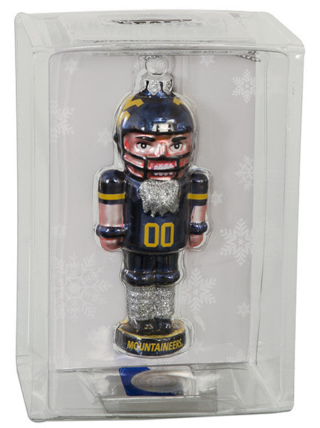  Glass Nutcracker Ornament - West Virginia University